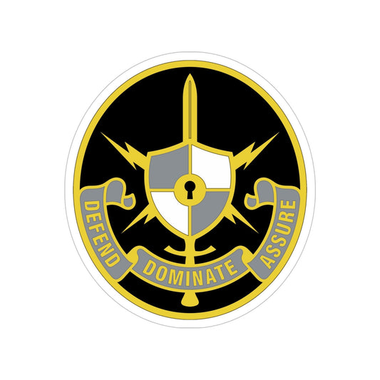 United States Cyber School 2 (U.S. Army) Transparent STICKER Die-Cut Vinyl Decal-6 Inch-The Sticker Space