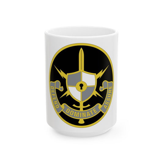 United States Cyber School 2 (U.S. Army) White Coffee Mug-15oz-The Sticker Space