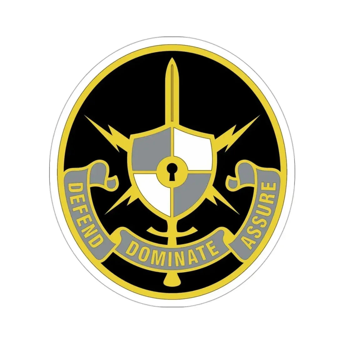 United States Cyber School 2 (U.S. Army) STICKER Vinyl Die-Cut Decal 3 Inch - The Sticker Space