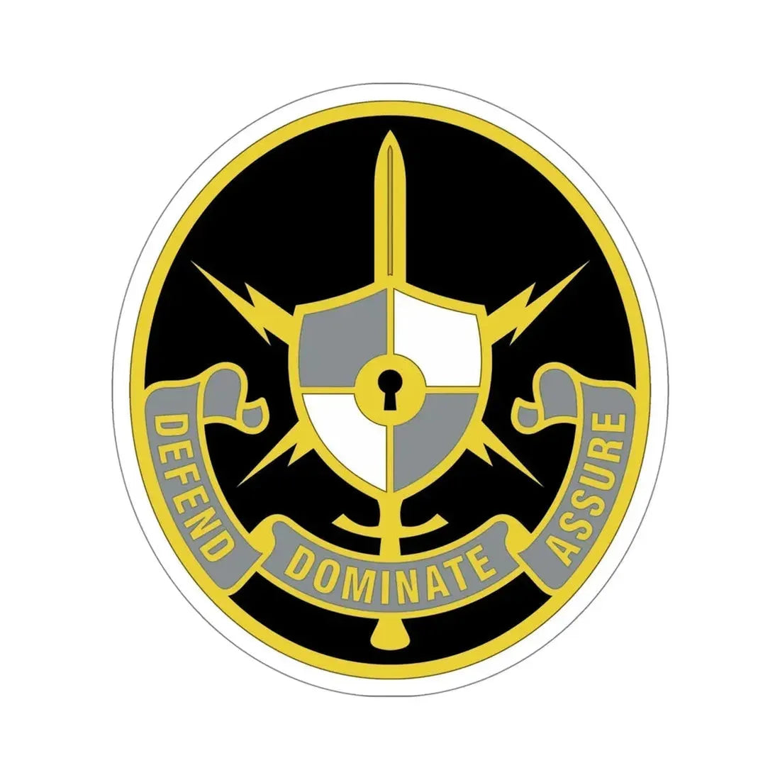 United States Cyber School 2 (U.S. Army) STICKER Vinyl Die-Cut Decal 5 Inch - The Sticker Space
