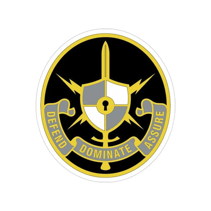 United States Cyber School 2 (U.S. Army) Transparent STICKER Die-Cut Vinyl Decal 6 Inch - The Sticker Space