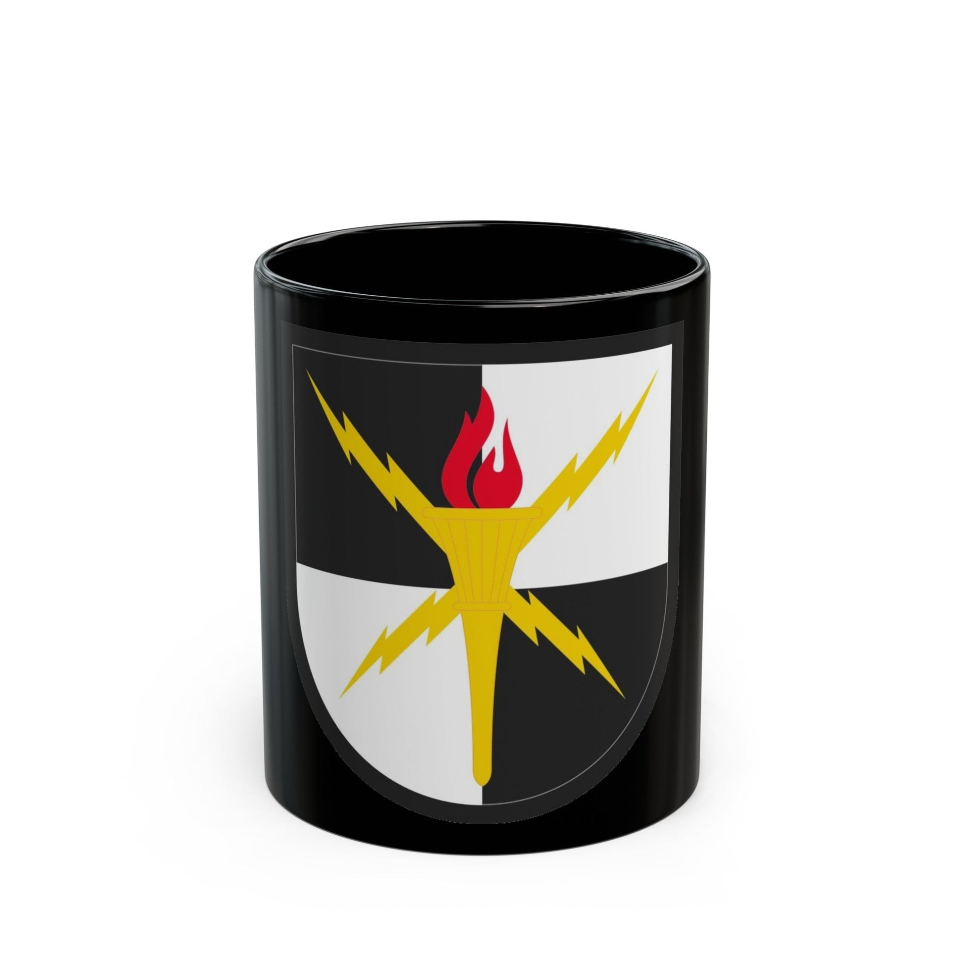 United States Cyber School (U.S. Army) Black Coffee Mug-11oz-The Sticker Space