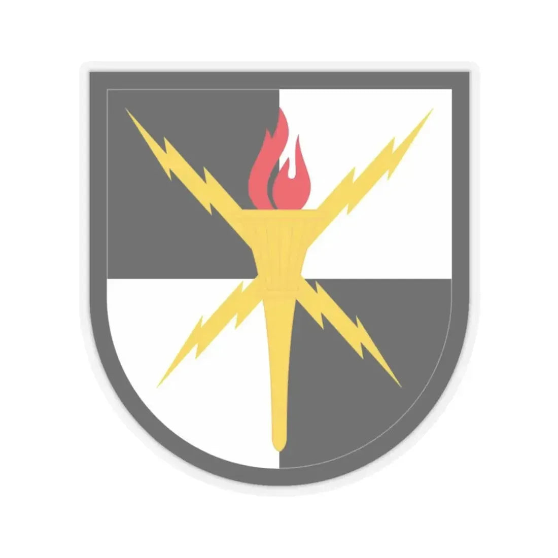 United States Cyber School (U.S. Army) STICKER Vinyl Kiss-Cut Decal 3 Inch Transparent - The Sticker Space