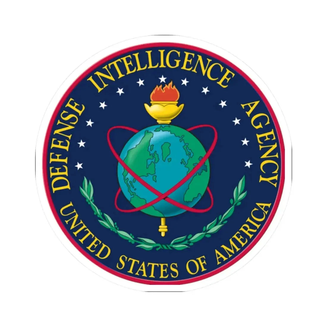 United States Defense Intelligence Agency - STICKER Vinyl Kiss-Cut Decal 2 Inch White - The Sticker Space