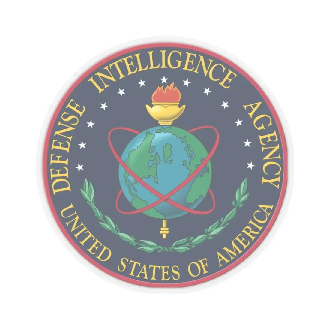United States Defense Intelligence Agency - STICKER Vinyl Kiss-Cut Decal 3 Inch Transparent - The Sticker Space