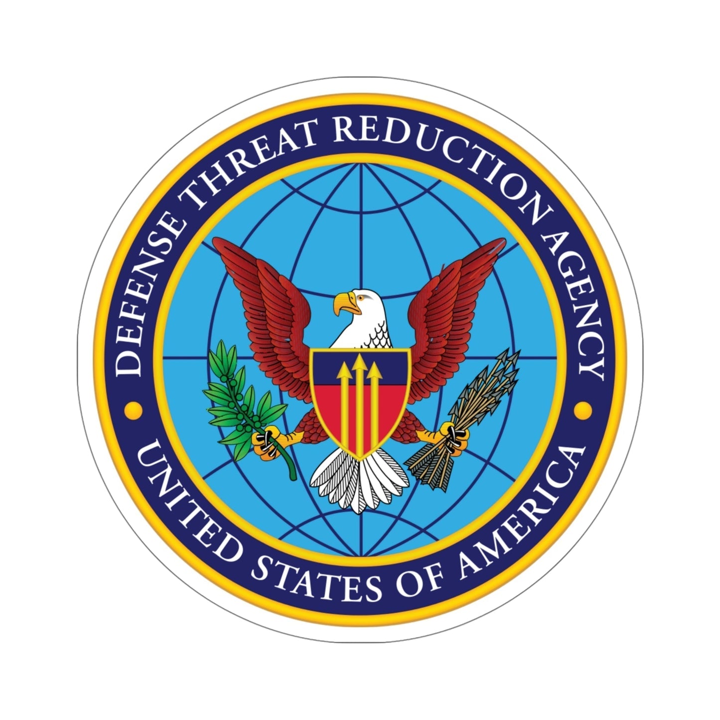 United States Defense Threat Reduction Agency STICKER Vinyl Die-Cut Decal-5 Inch-The Sticker Space