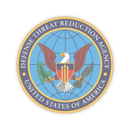 United States Defense Threat Reduction Agency - STICKER Vinyl Kiss-Cut Decal 3 Inch Transparent - The Sticker Space