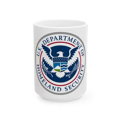 United States Department of Homeland Security - White Coffee Mug-15oz-The Sticker Space