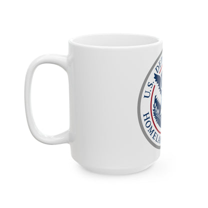 United States Department of Homeland Security - White Coffee Mug-The Sticker Space