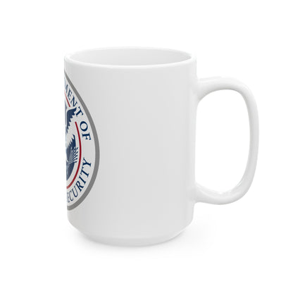 United States Department of Homeland Security - White Coffee Mug-The Sticker Space