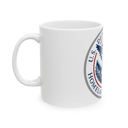 United States Department of Homeland Security - White Coffee Mug-The Sticker Space