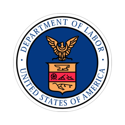 United States Department of Labor v2 STICKER Vinyl Die-Cut Decal-2 Inch-The Sticker Space