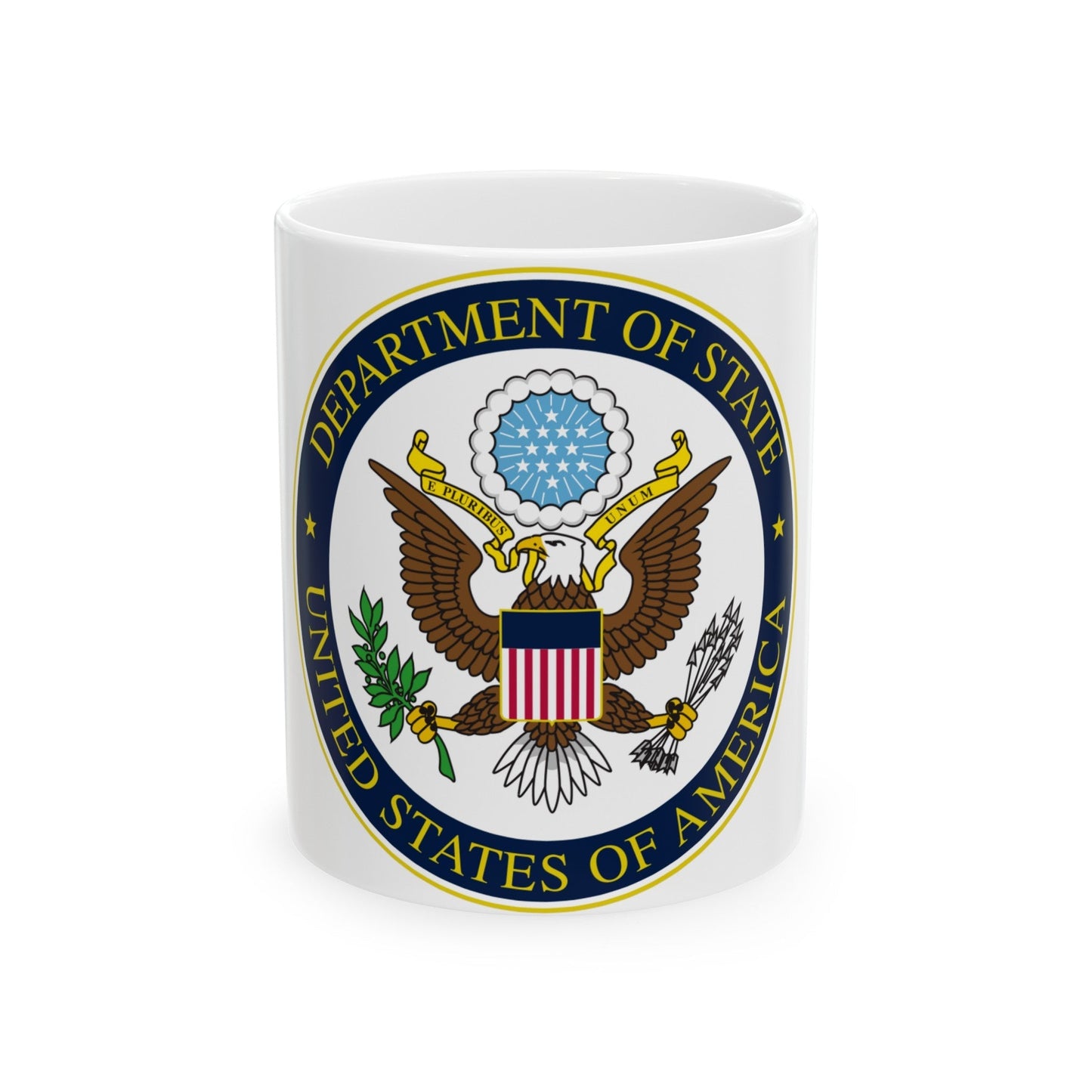 United States Department of State - White Coffee Mug-11oz-The Sticker Space