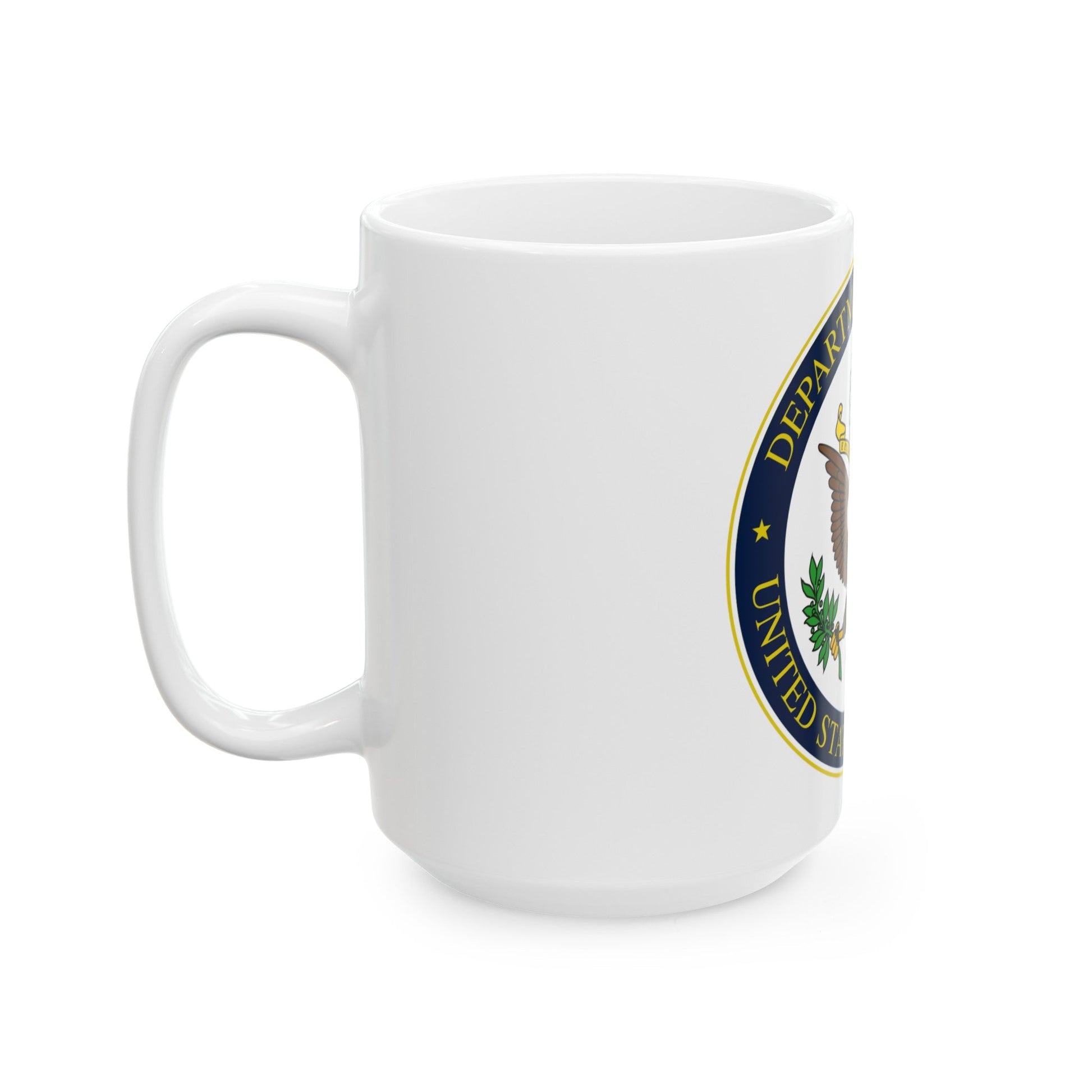 United States Department of State - White Coffee Mug-The Sticker Space