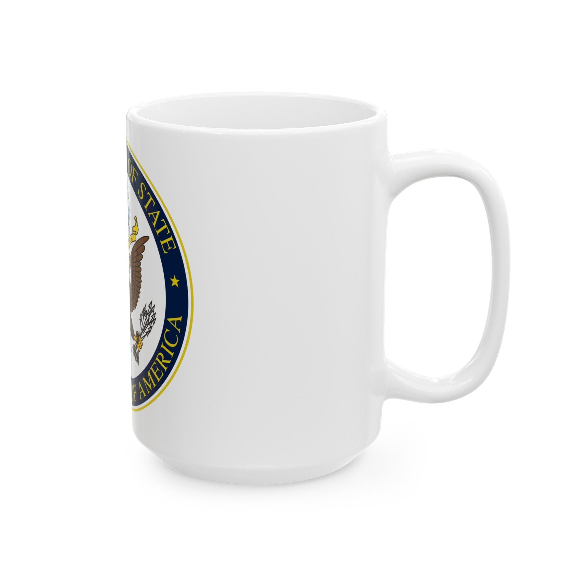 United States Department of State - White Coffee Mug-The Sticker Space