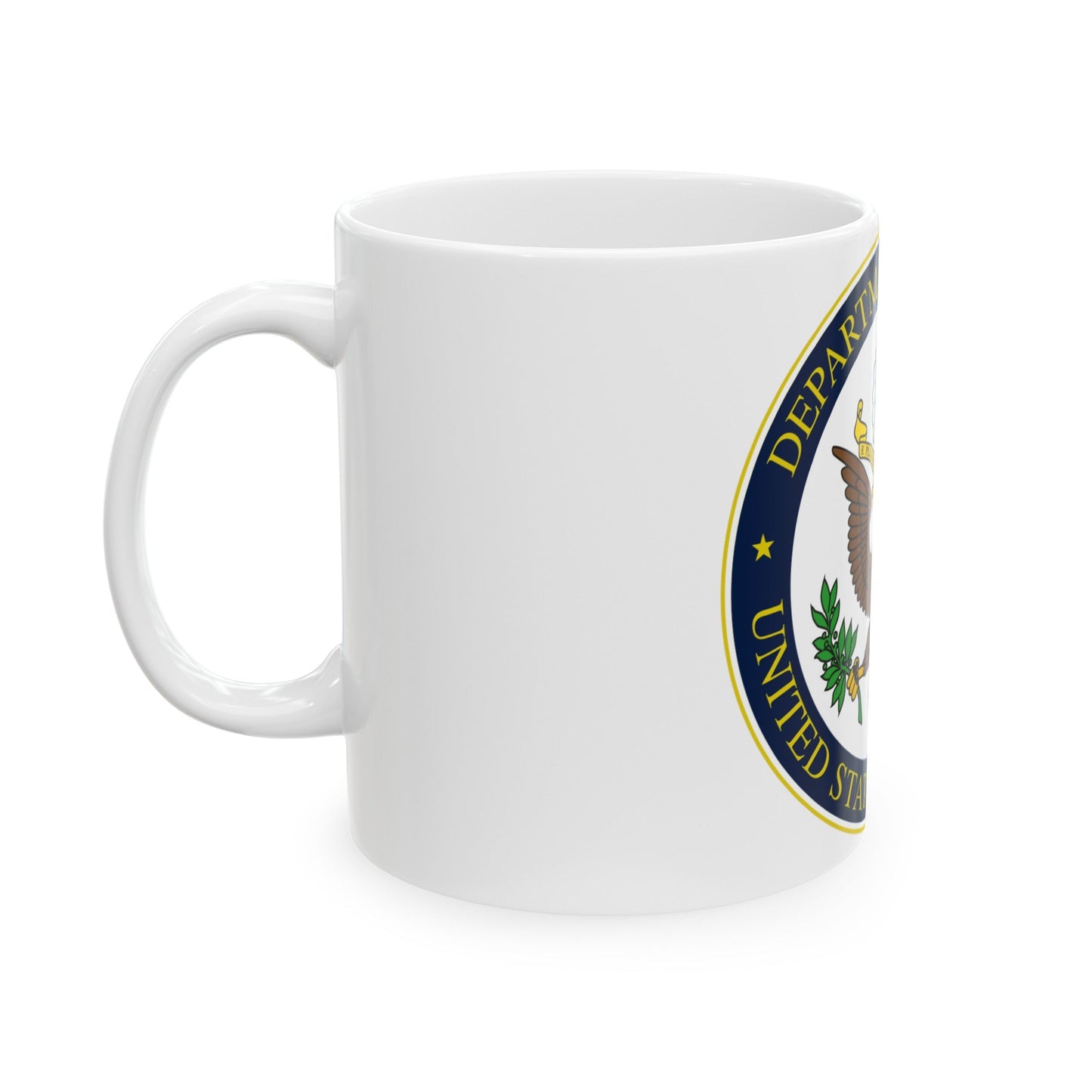 United States Department of State - White Coffee Mug-The Sticker Space