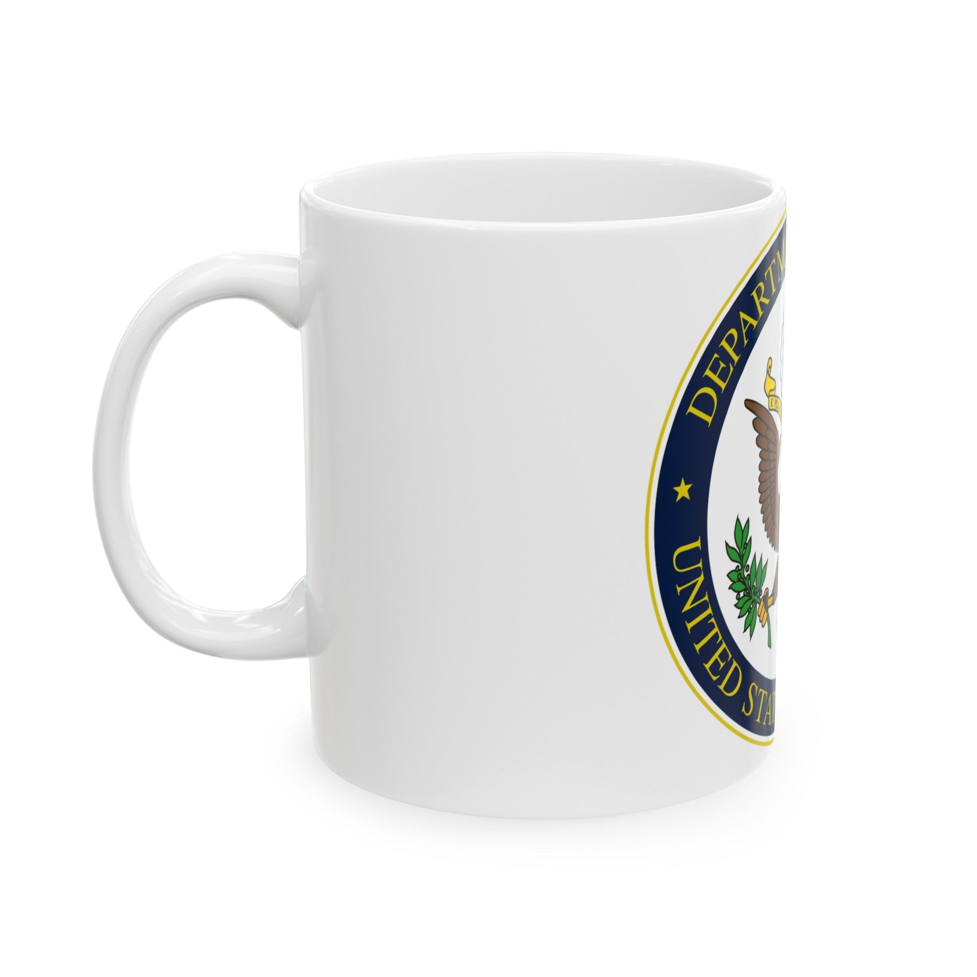 United States Department of State - White Coffee Mug-The Sticker Space