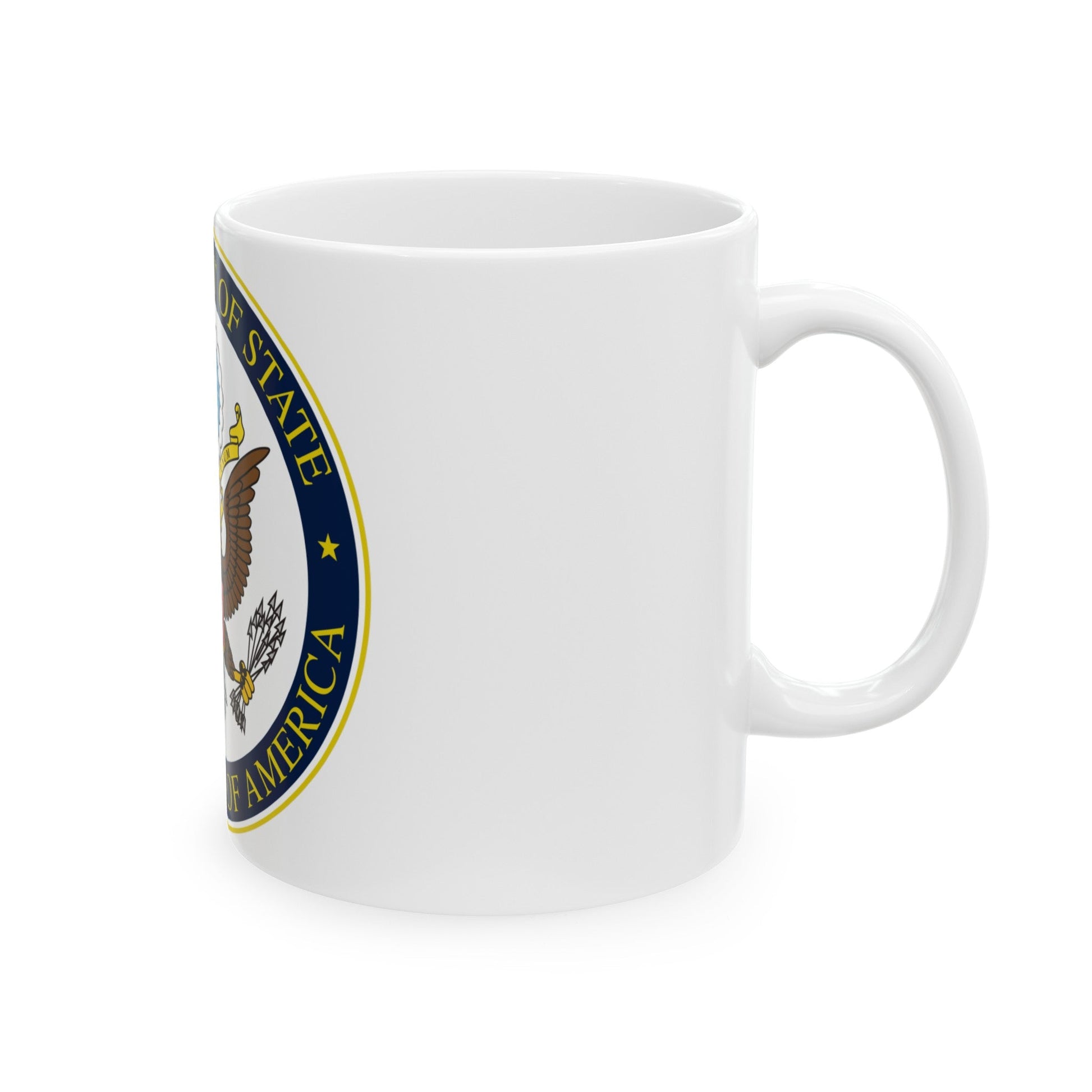 United States Department of State - White Coffee Mug-The Sticker Space