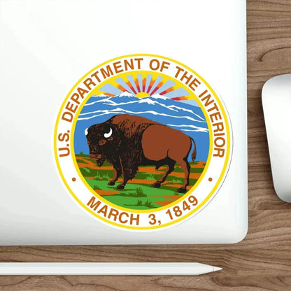 United States Department of the Interior STICKER Vinyl Die-Cut Decal - The Sticker Space
