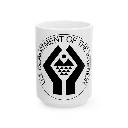 United States Department of the Interior - White Coffee Mug-15oz-The Sticker Space