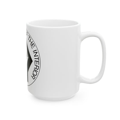 United States Department of the Interior - White Coffee Mug-The Sticker Space