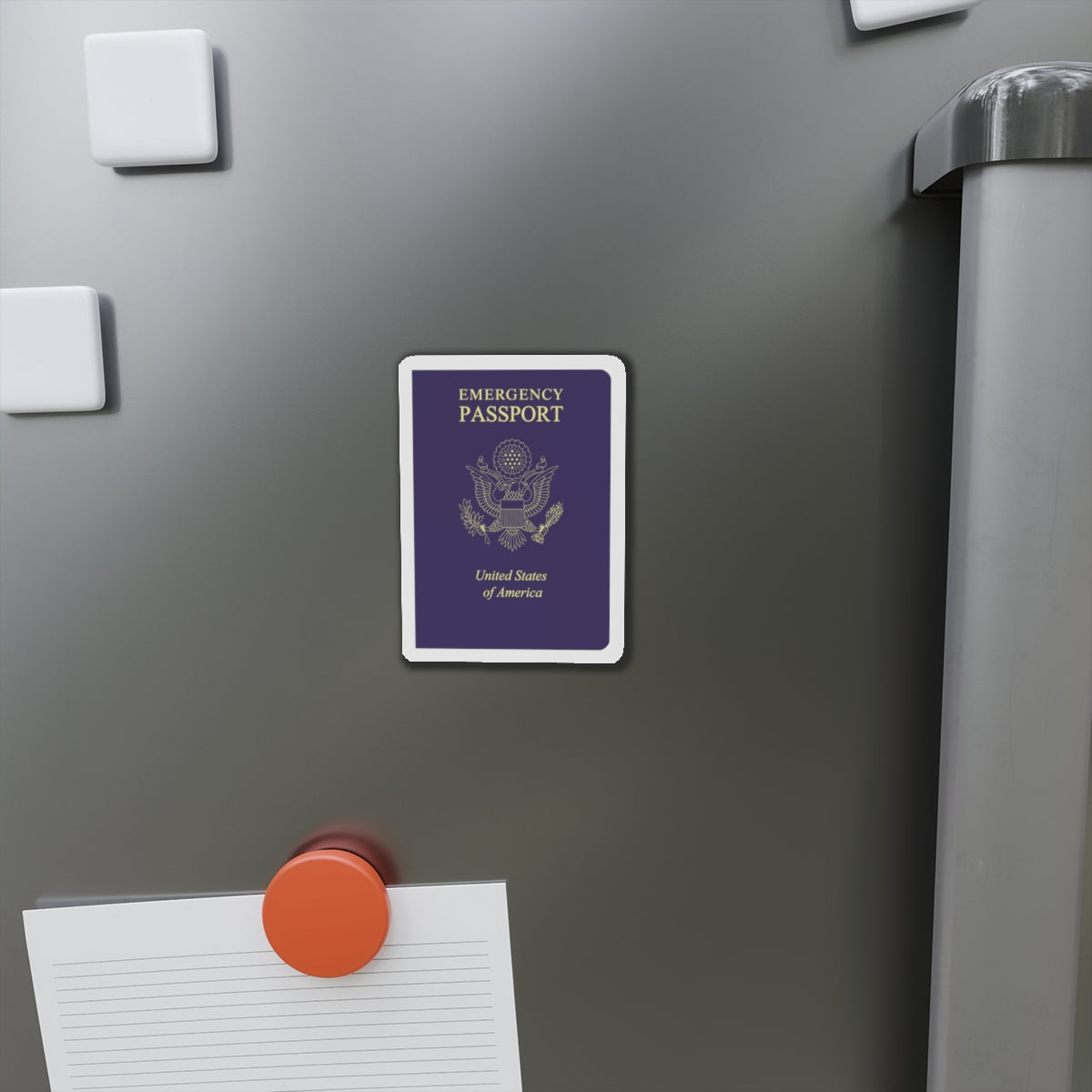 United States Emergency Passport - Die-Cut Magnet-The Sticker Space