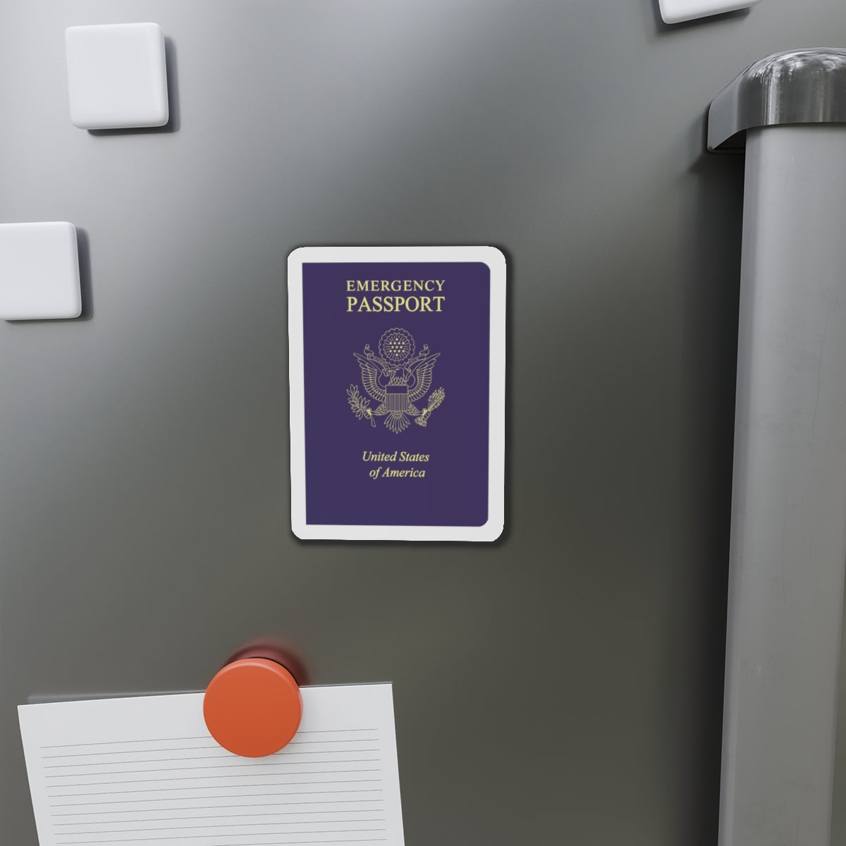 United States Emergency Passport - Die-Cut Magnet-The Sticker Space