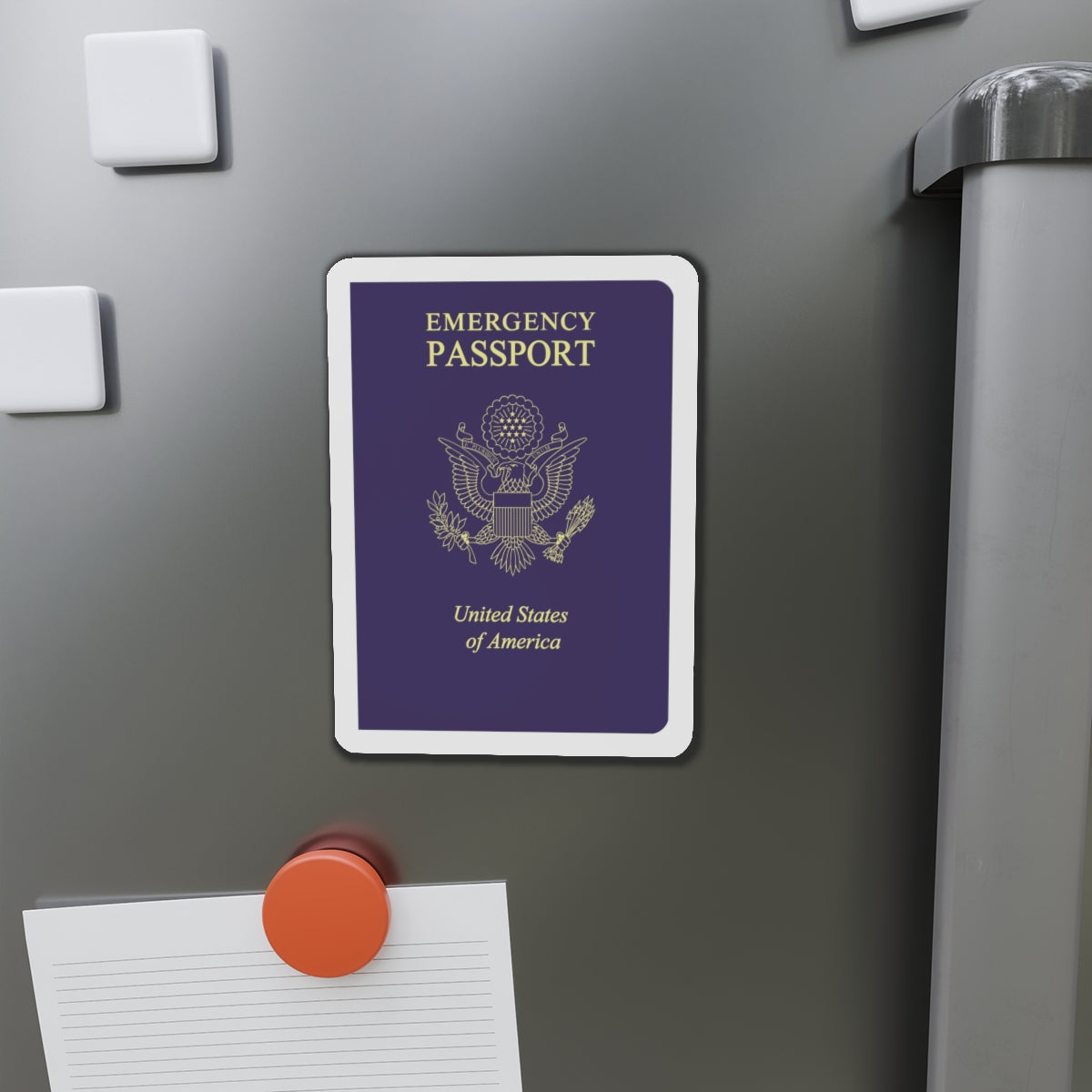 United States Emergency Passport - Die-Cut Magnet-The Sticker Space