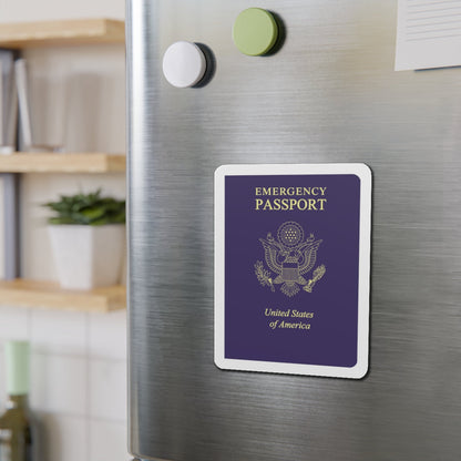 United States Emergency Passport - Die-Cut Magnet-The Sticker Space