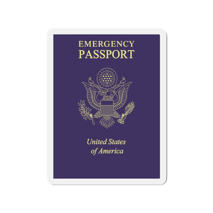 United States Emergency Passport - Die-Cut Magnet-2" x 2"-The Sticker Space