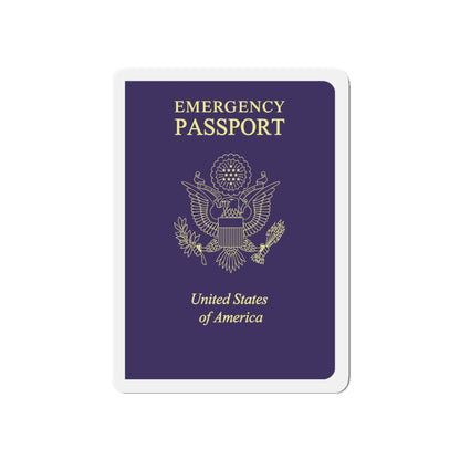United States Emergency Passport - Die-Cut Magnet-5" x 5"-The Sticker Space