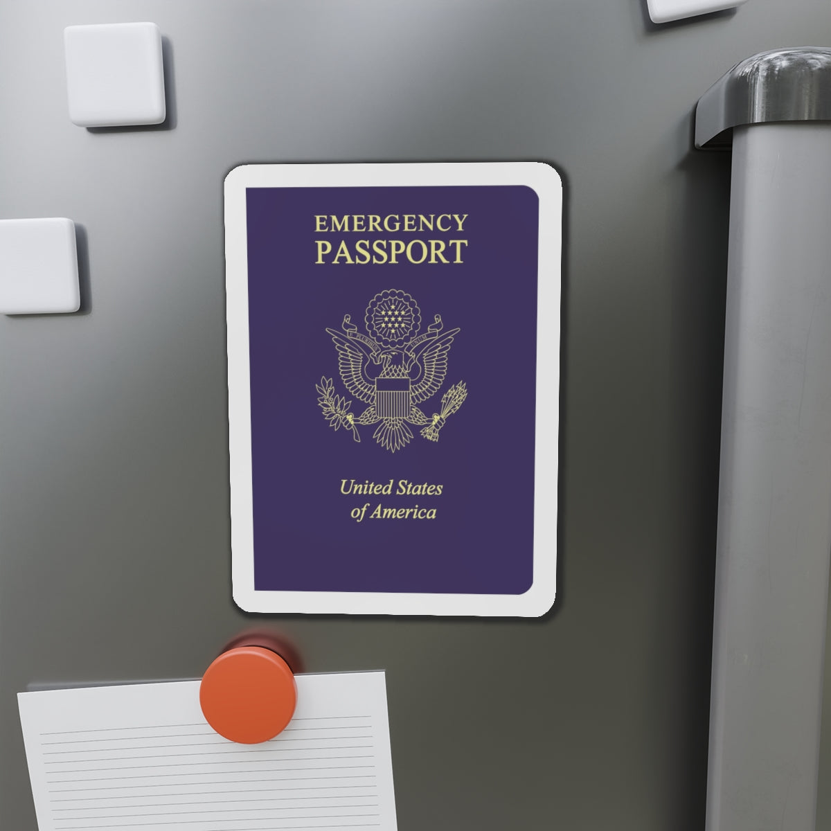 United States Emergency Passport - Die-Cut Magnet-The Sticker Space
