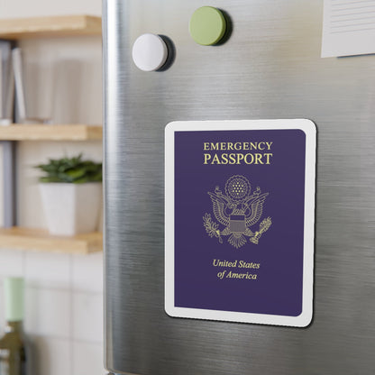 United States Emergency Passport - Die-Cut Magnet-The Sticker Space