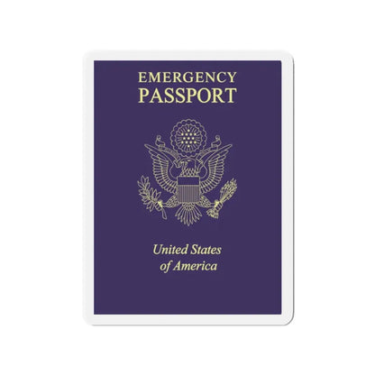United States Emergency Passport - Refrigerator Magnet 2 Inch - The Sticker Space