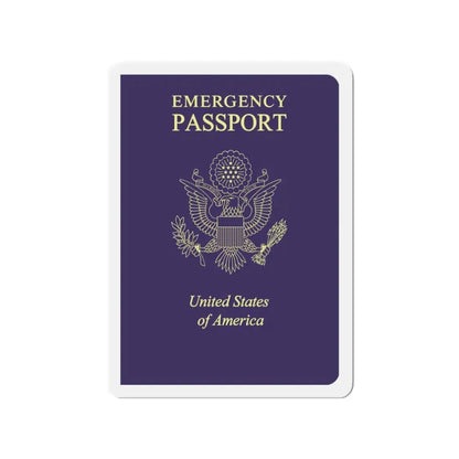 United States Emergency Passport - Refrigerator Magnet 3 Inch - The Sticker Space