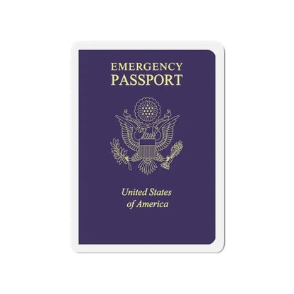 United States Emergency Passport - Refrigerator Magnet 4 Inch - The Sticker Space