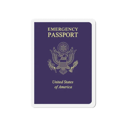 United States Emergency Passport - Refrigerator Magnet 5 Inch - The Sticker Space
