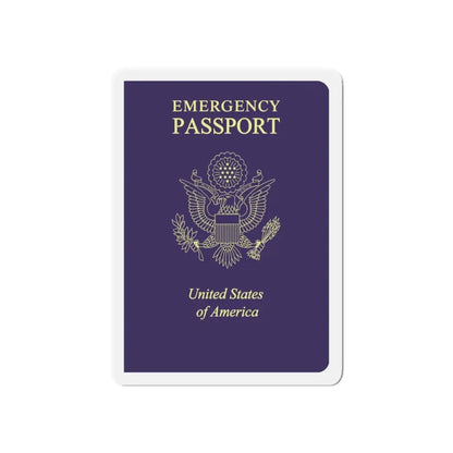 United States Emergency Passport - Refrigerator Magnet 6 Inch - The Sticker Space