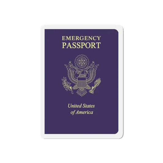 United States Emergency Passport - Refrigerator Magnet 6 Inch - The Sticker Space