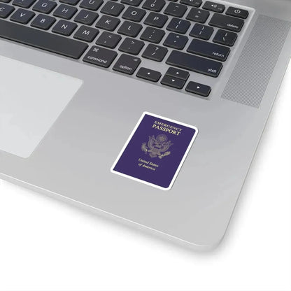 United States Emergency Passport - STICKER Vinyl Kiss-Cut Decal - The Sticker Space