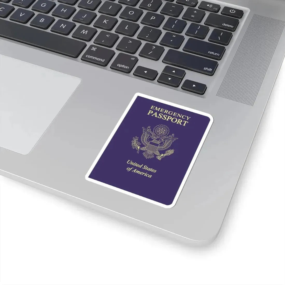 United States Emergency Passport - STICKER Vinyl Kiss-Cut Decal - The Sticker Space