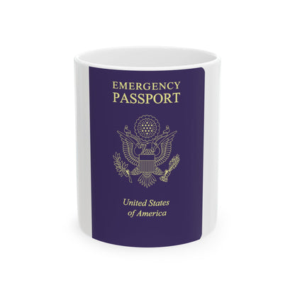 United States Emergency Passport - White Coffee Mug