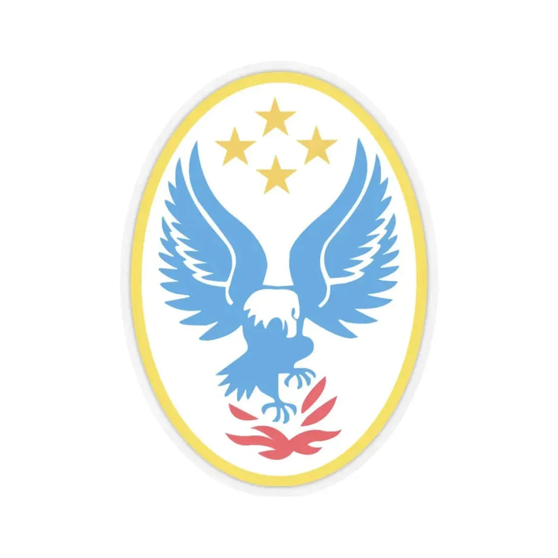 United States Fire Administration - STICKER Vinyl Kiss-Cut Decal 3 Inch Transparent - The Sticker Space