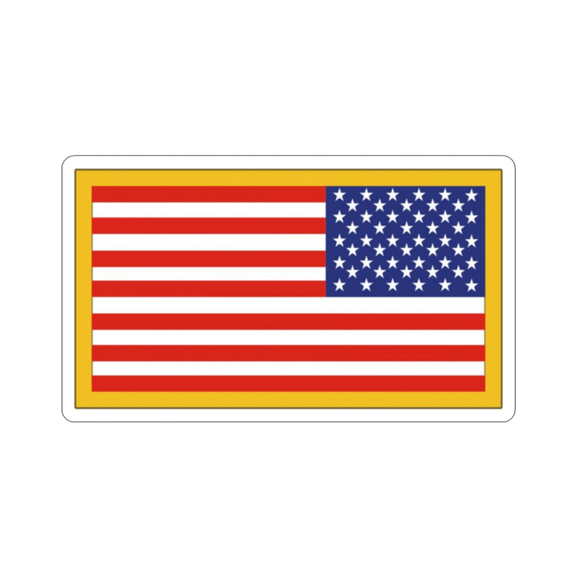 United States Flag Reversed (U.S. Army) STICKER Vinyl Die-Cut Decal-2 Inch-The Sticker Space