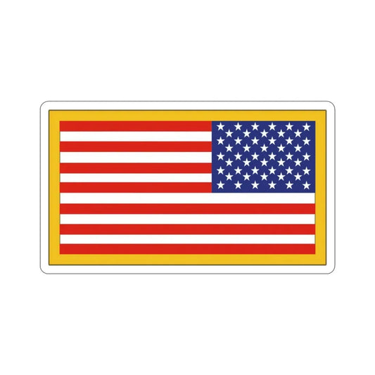 United States Flag Reversed (U.S. Army) STICKER Vinyl Die-Cut Decal 6 Inch - The Sticker Space