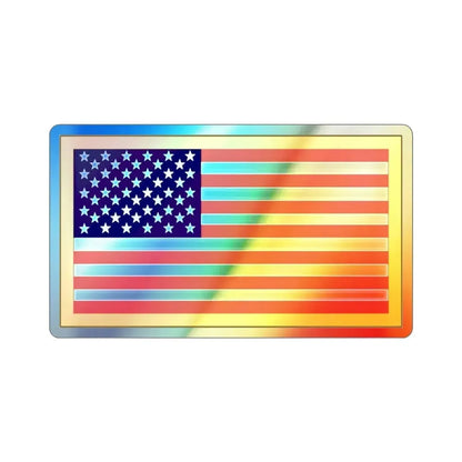 United States Flag (U.S. Army) Holographic STICKER Die-Cut Vinyl Decal 2 Inch Holographic - The Sticker Space