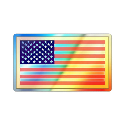 United States Flag (U.S. Army) Holographic STICKER Die-Cut Vinyl Decal 2 Inch Holographic - The Sticker Space