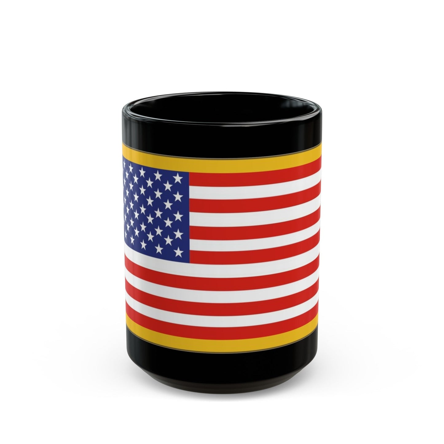 United States Flag.jpg (U.S. Army) Black Coffee Mug-15oz-The Sticker Space