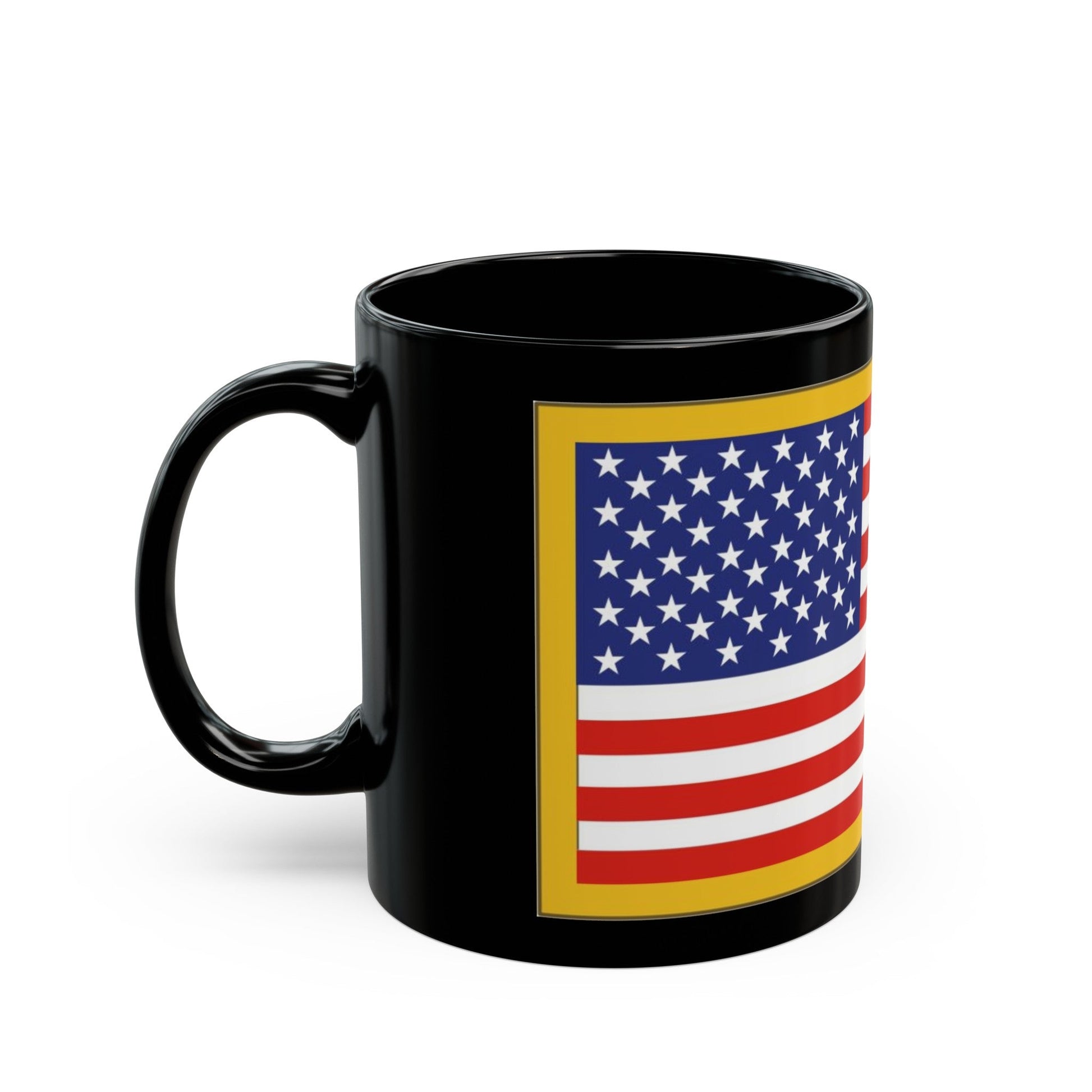 United States Flag.jpg (U.S. Army) Black Coffee Mug-The Sticker Space