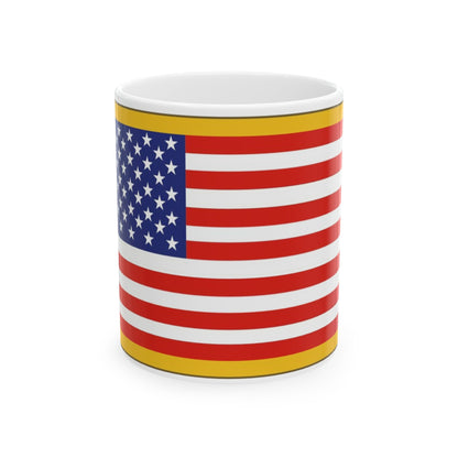 United States Flag.jpg (U.S. Army) White Coffee Mug-11oz-The Sticker Space